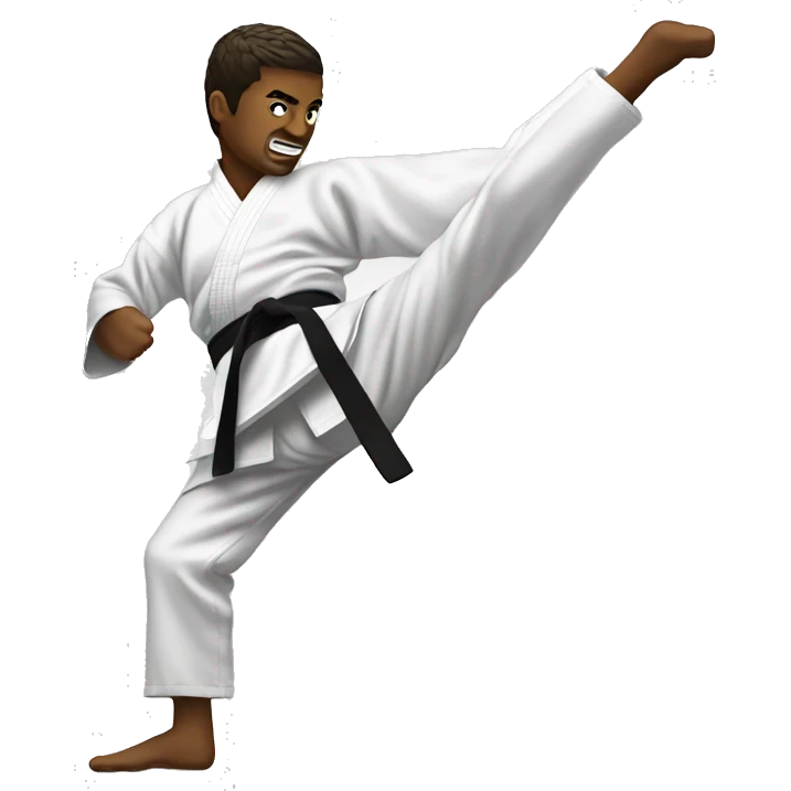 Karate kick emoji