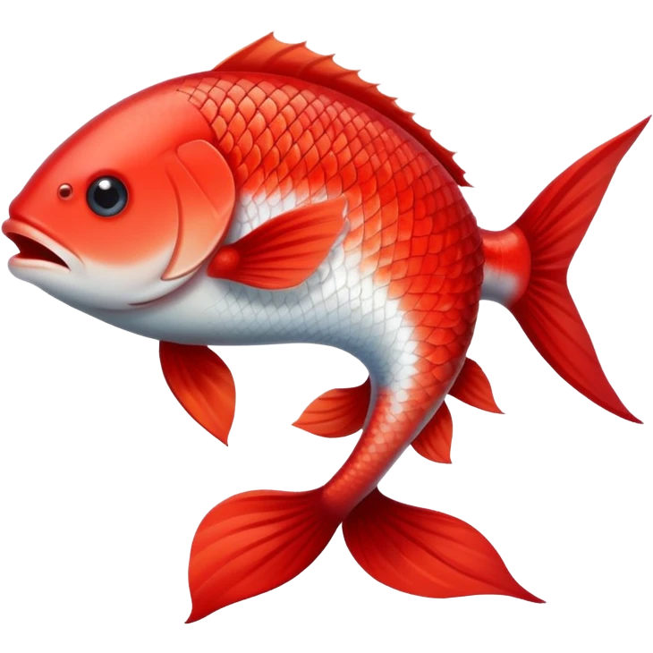 Fish red  emoji