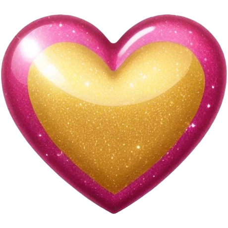 glitter heart emoji