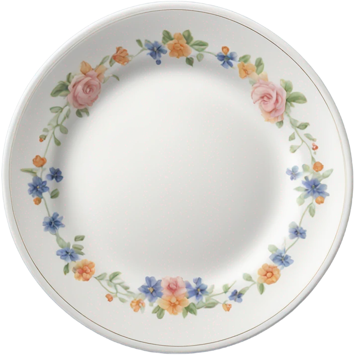 Fine China plate emoji