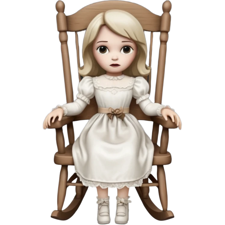 Annabelle doll from The Conjuring movie emoji