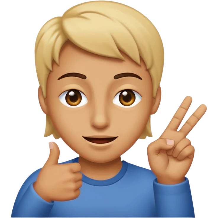 blink with one eye with hand pointed  emoji