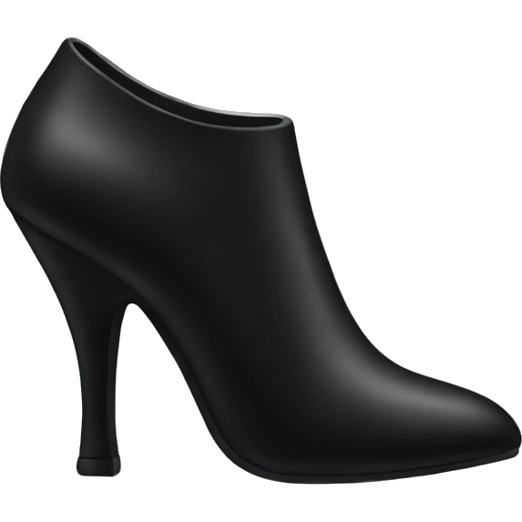 Black heel  emoji
