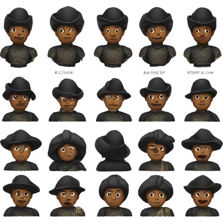 Black sir  + chinese sir emoji