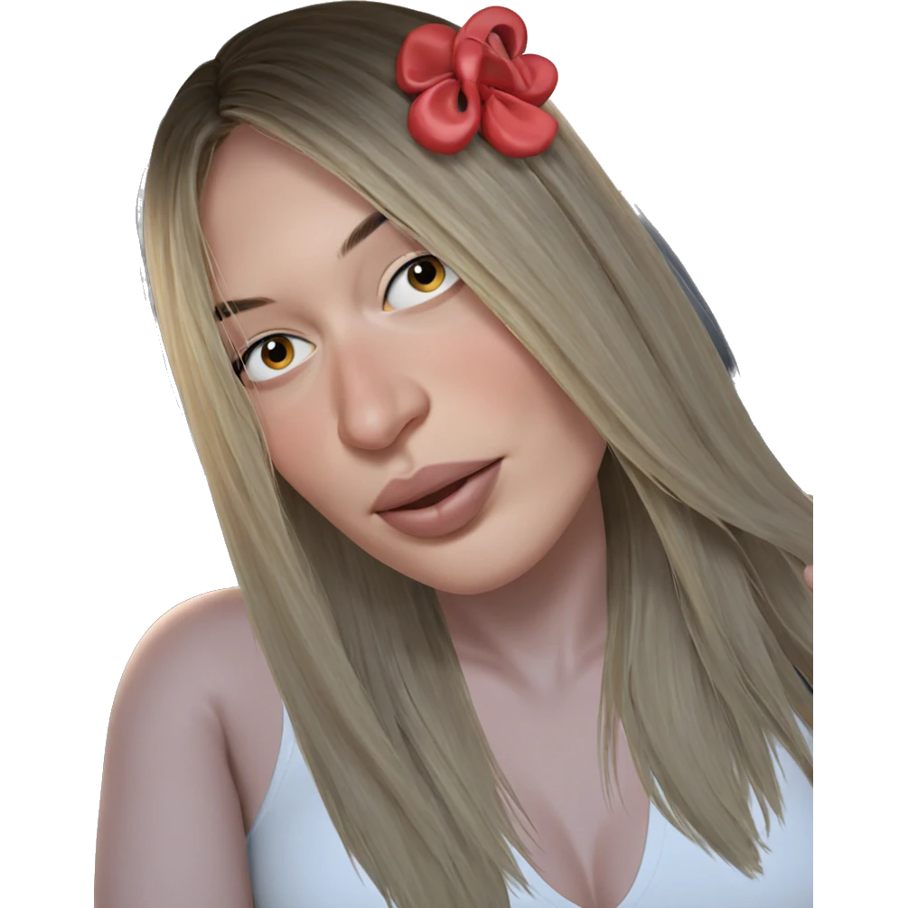 blonde girl in car interior emoji