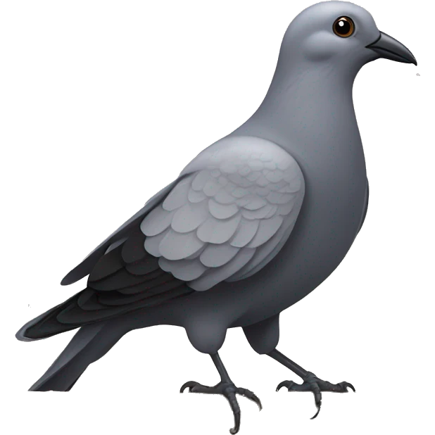 morning dove with a crow emoji