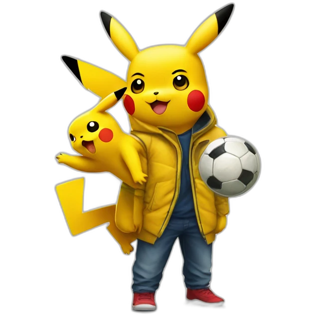 Pikachu et ronaldo emoji