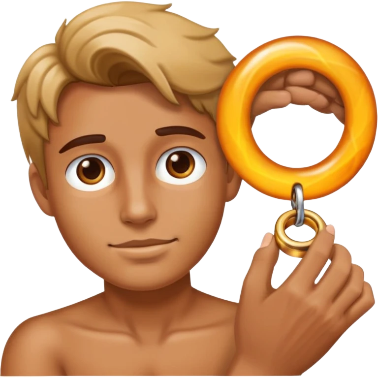  A person making rings emoji