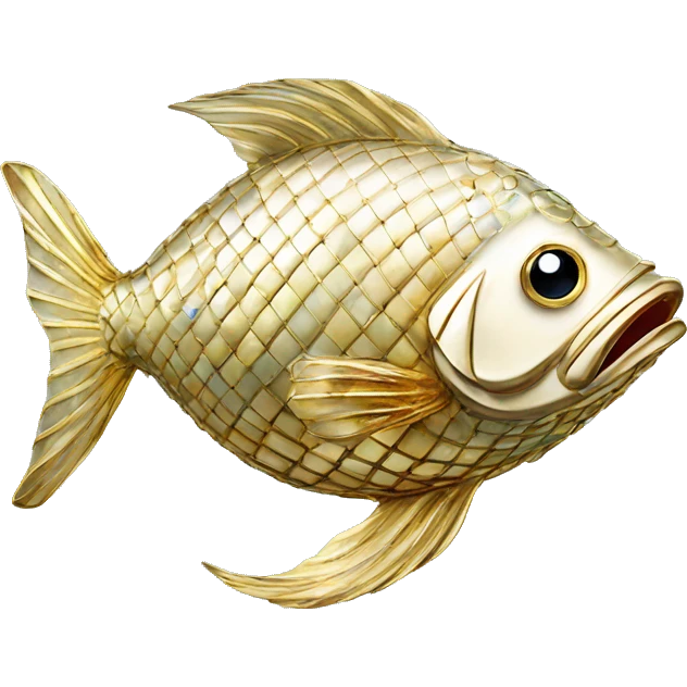 Faberge fish emoji
