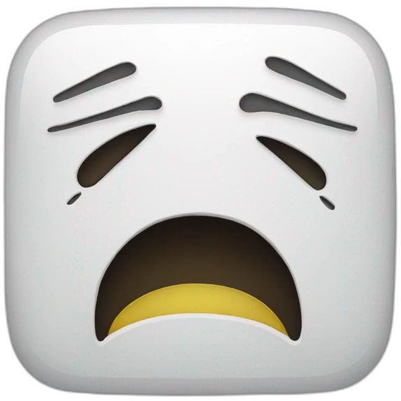 Crying face with phone emoji