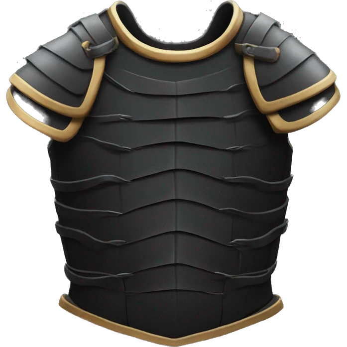 black leather torso armor emoji