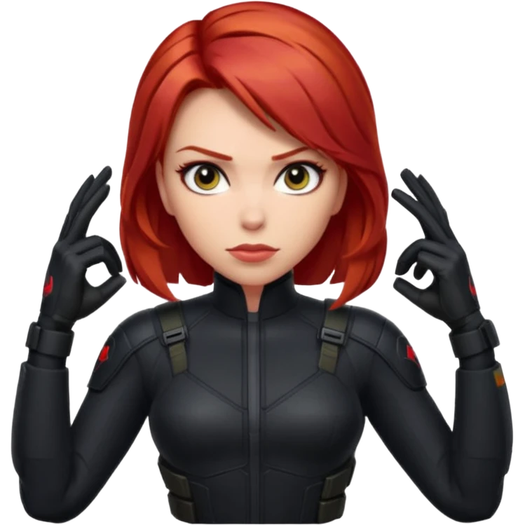 black widow fake emoji