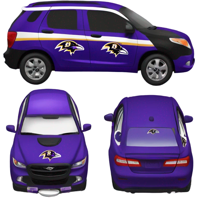 Ravens football car emoji