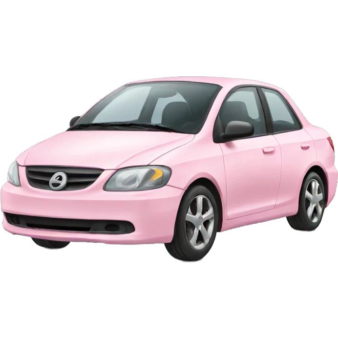 light pink car emoji