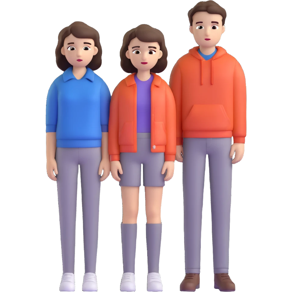 Hannah Baker with long brown hair and Clay Jensen with short dark hair standing together, from 13 Reasons Why emoji