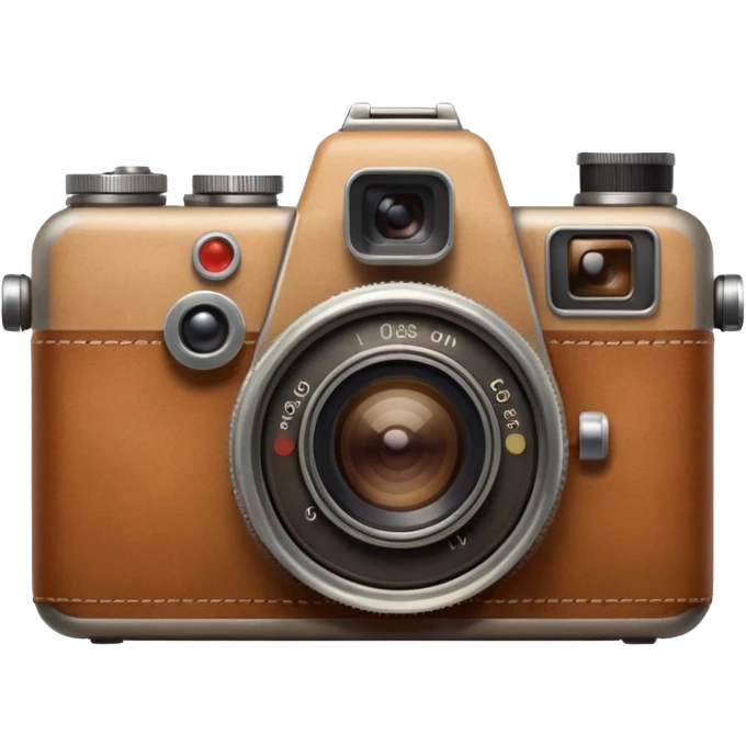 Una camara color carmelita claro emoji