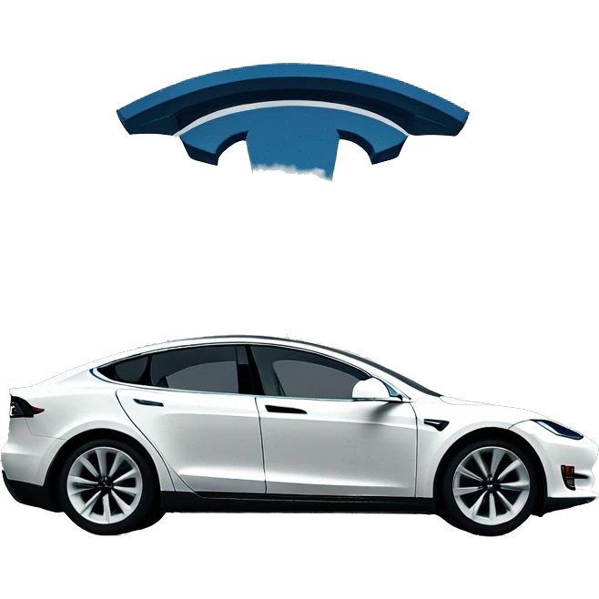Tesla connected to satelites emoji
