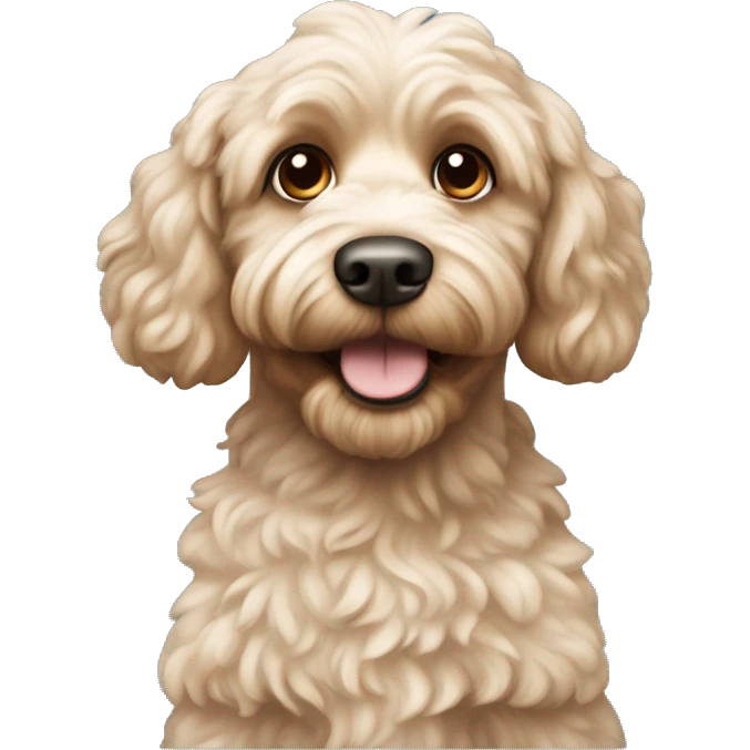 cockapoo dog emoji