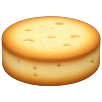 round milk biscuit emoji