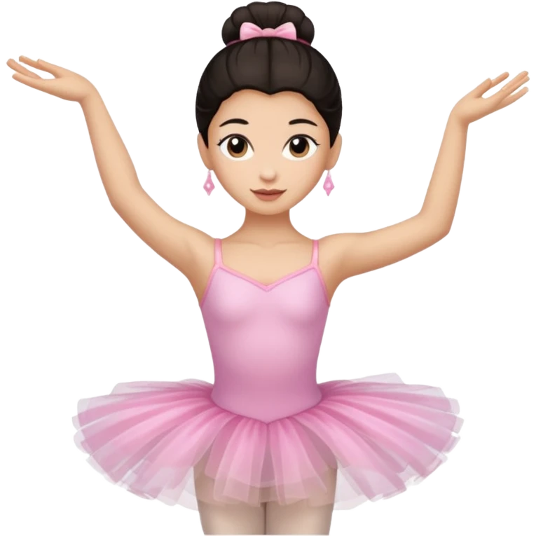 balerina dark hair emoji