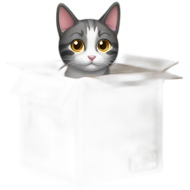 Cat box emoji