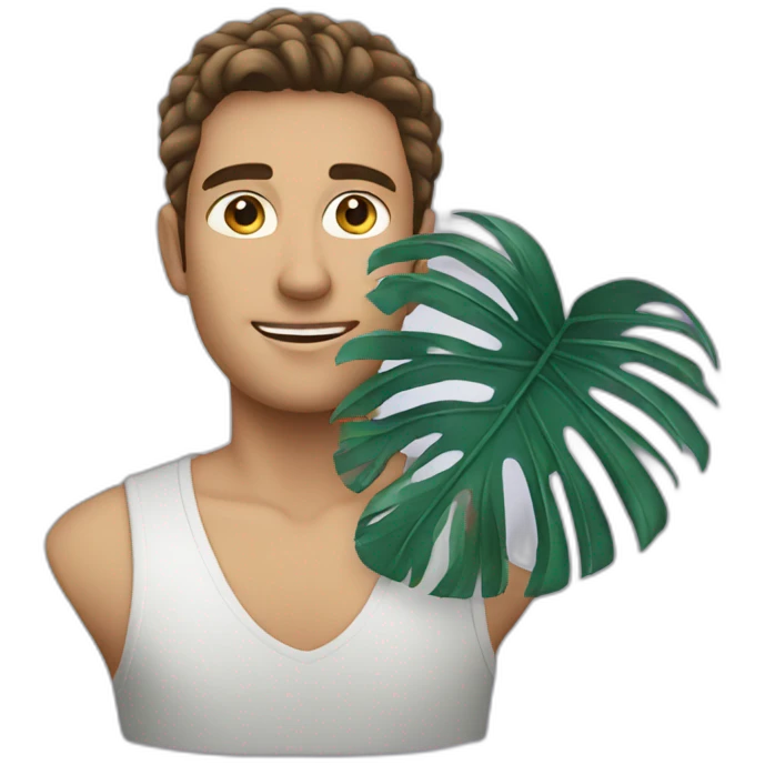 fanning with palm leaves emoji