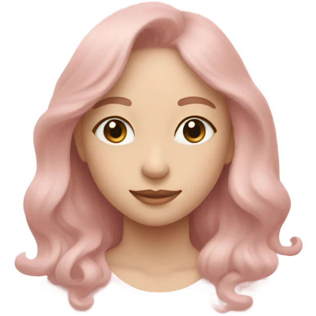 Pastel pink emoji