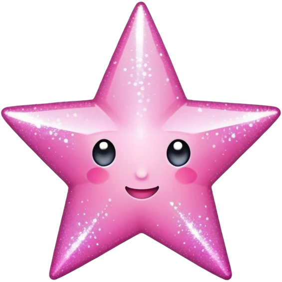 pink sparkles star emoji