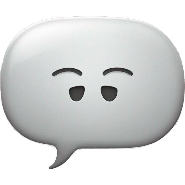 speech bubble with translated
text emoji