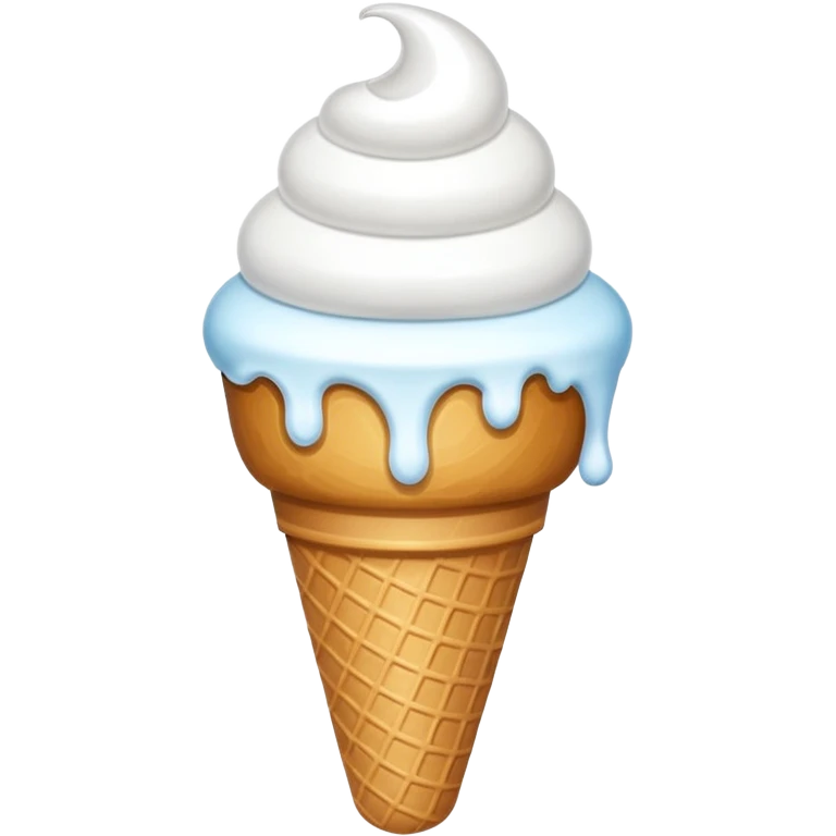 1/2 ice cream thermal and 1/4 ice cream thermal emoji