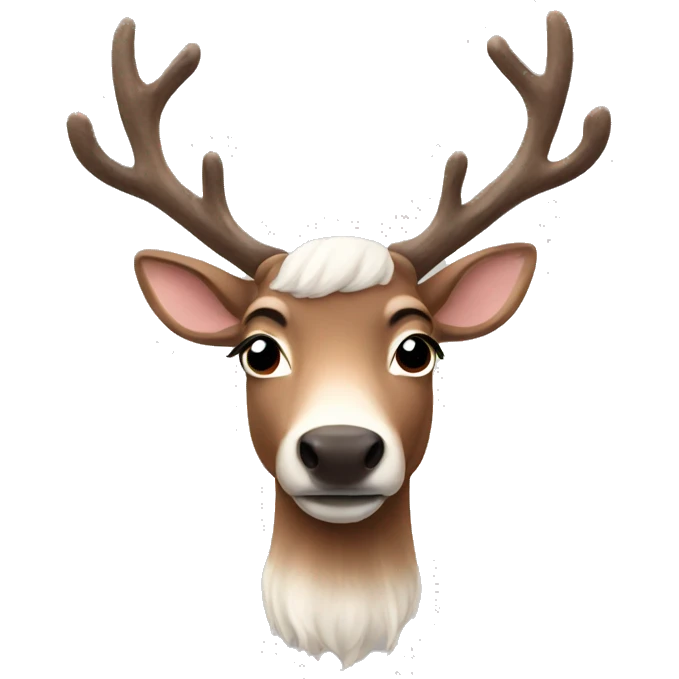 aesthetic reindeer emoji