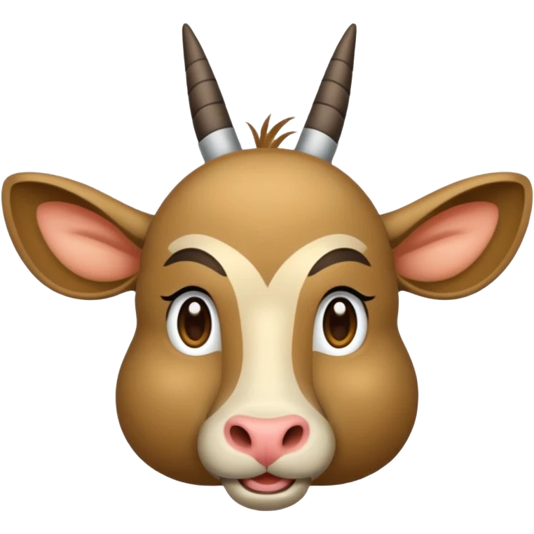 Slede getrokken door een eland emoji