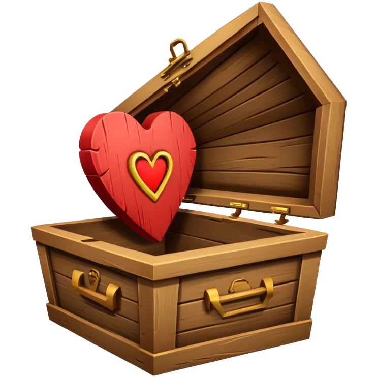 Heart in a coffin emoji