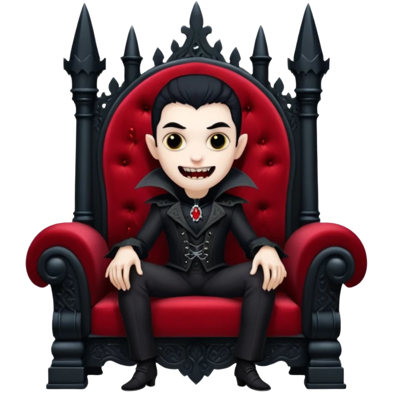 vampire in a throne emoji