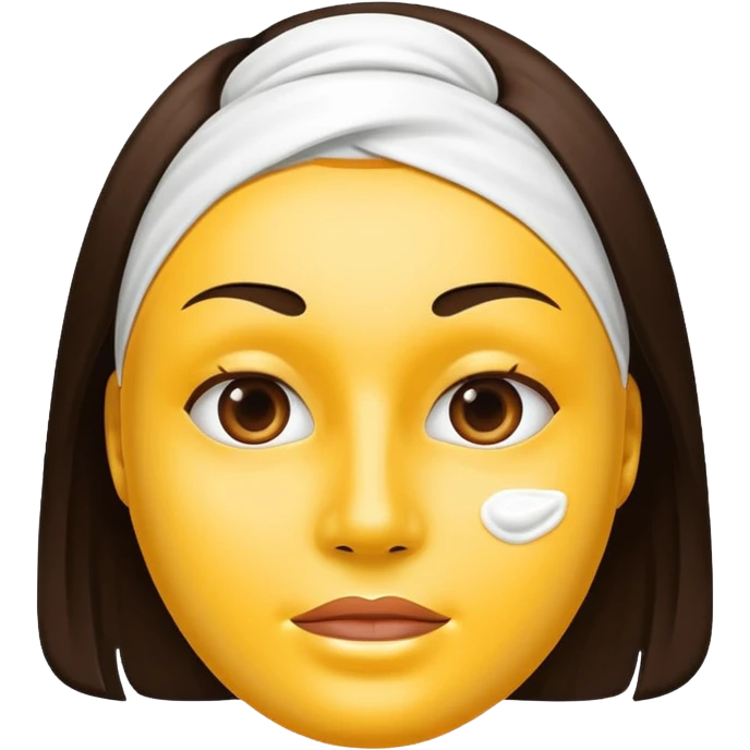 Face cream mask emoji