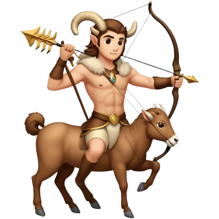 Sagittarius archer centaur victorious over Aries ram emoji