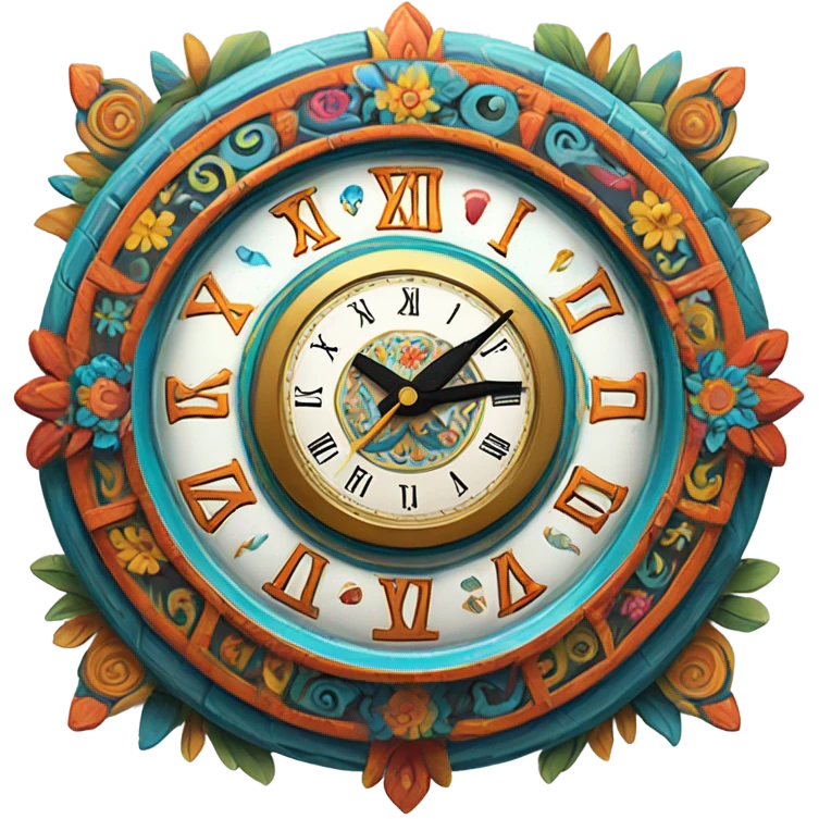 Mexican clock emoji