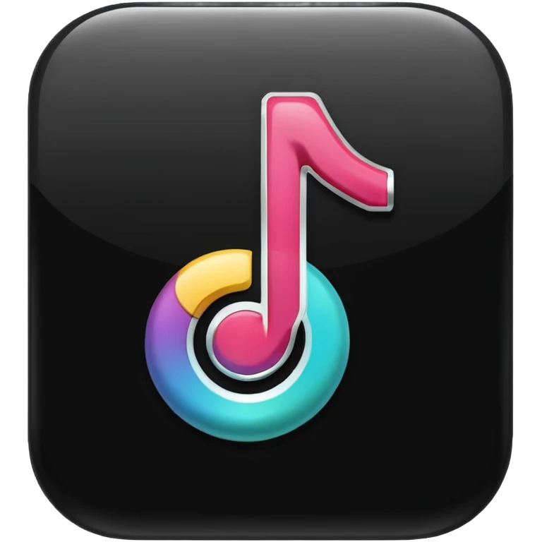 Tiktok icon black emoji