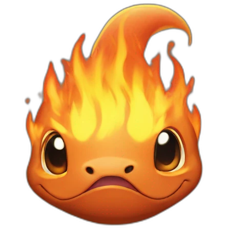 Charmander fire emoji