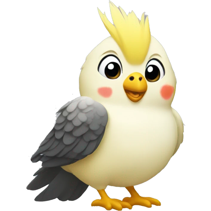 Lutino Cockatiel emoji