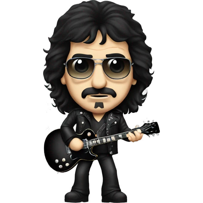 Tony Iommi with guitar emoji