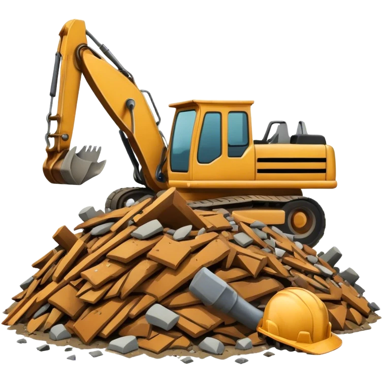 pelle de chantier emoji