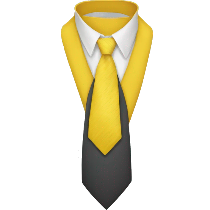 YELLOW TIE  emoji