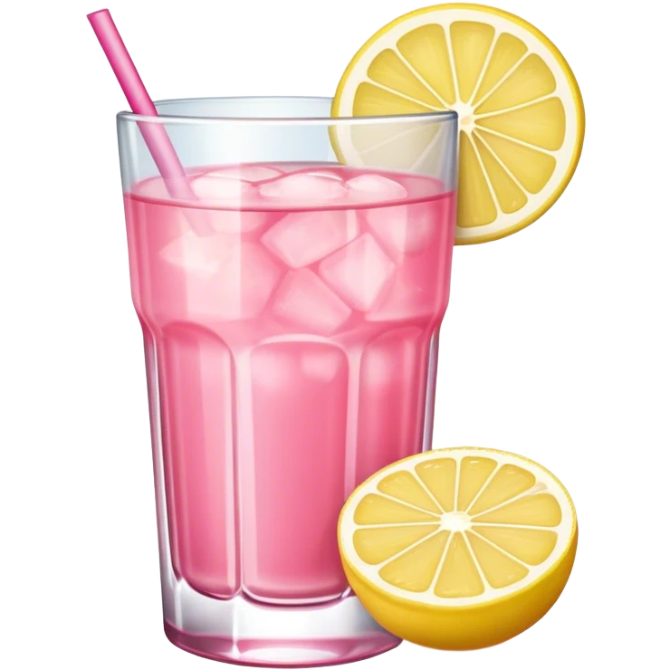 Pink lemonade emoji