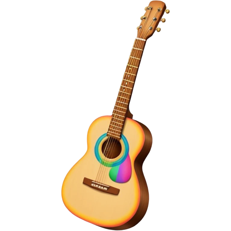 Birthday guitar emoji