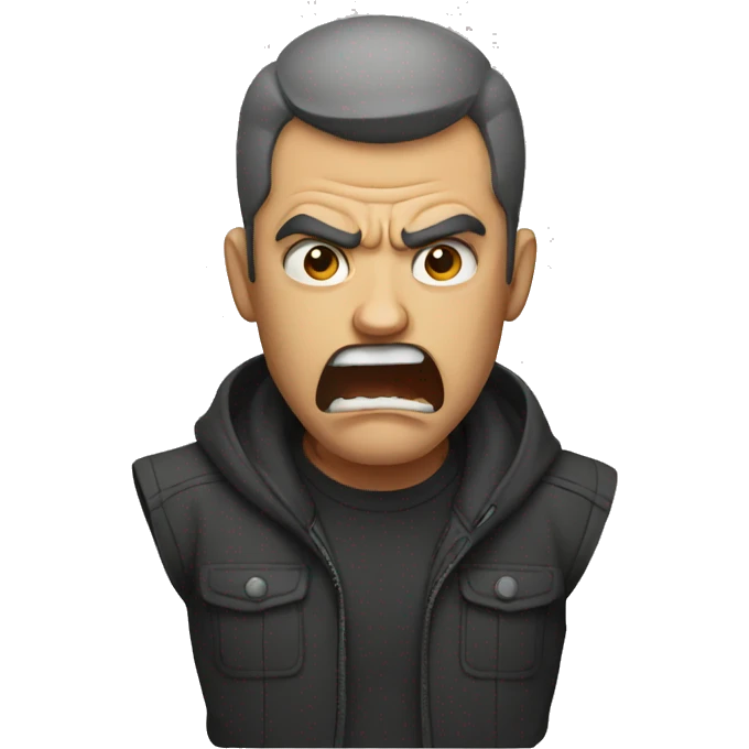 angry man emoji