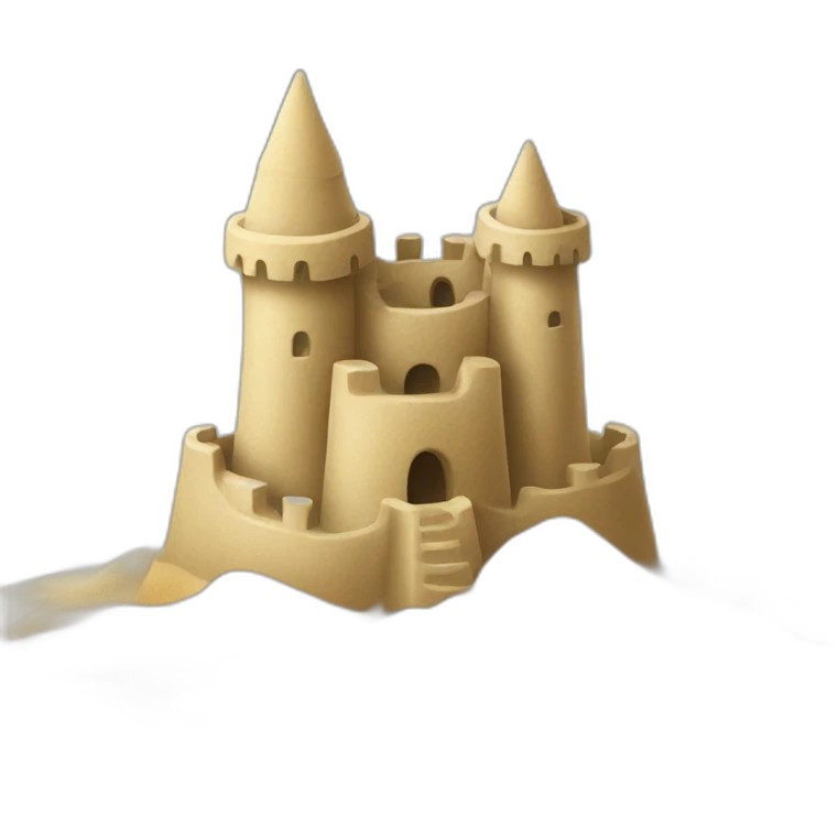 Sand castle emoji