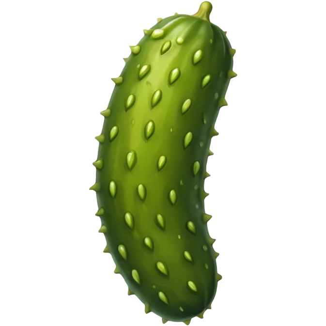 A single pickle emoji