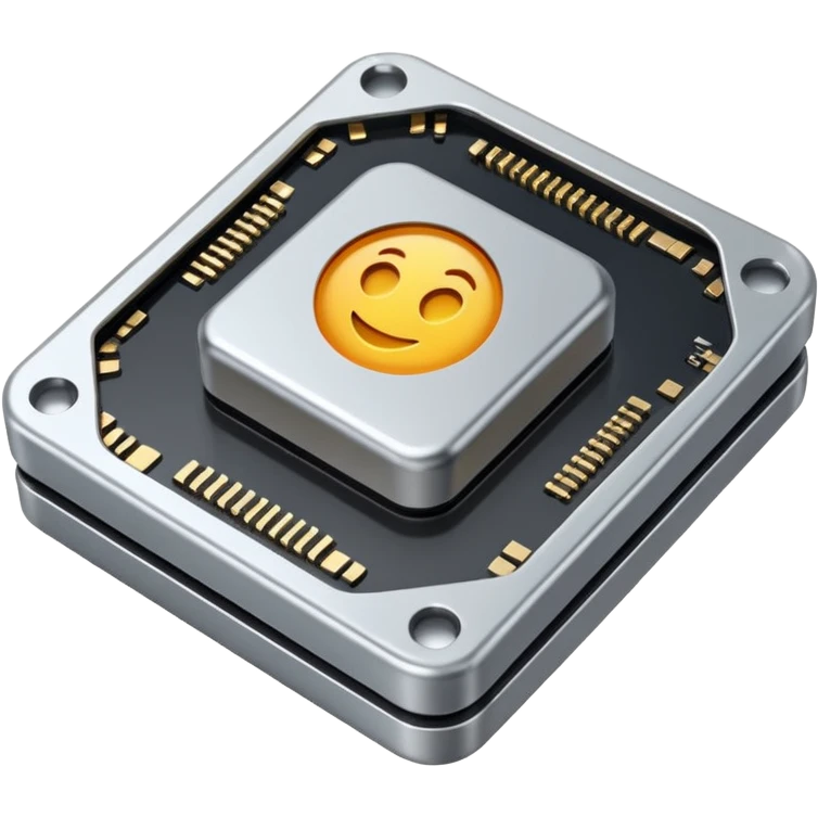 a graphics processing unit emoji