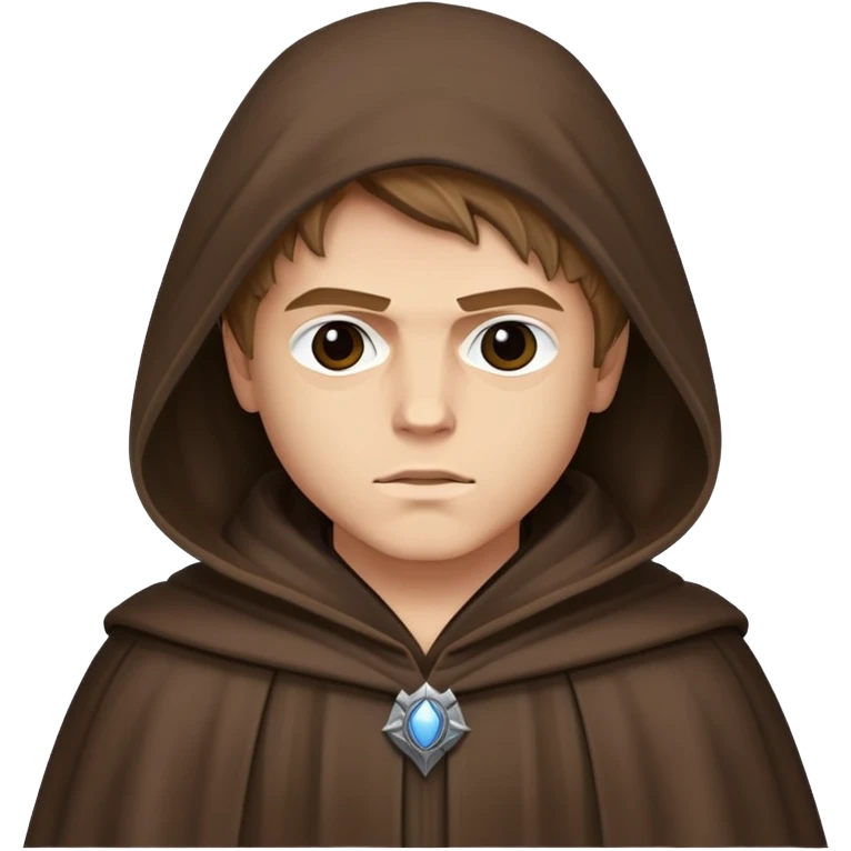 Энакин Скайуокер в мантии с закрытым лицом emoji